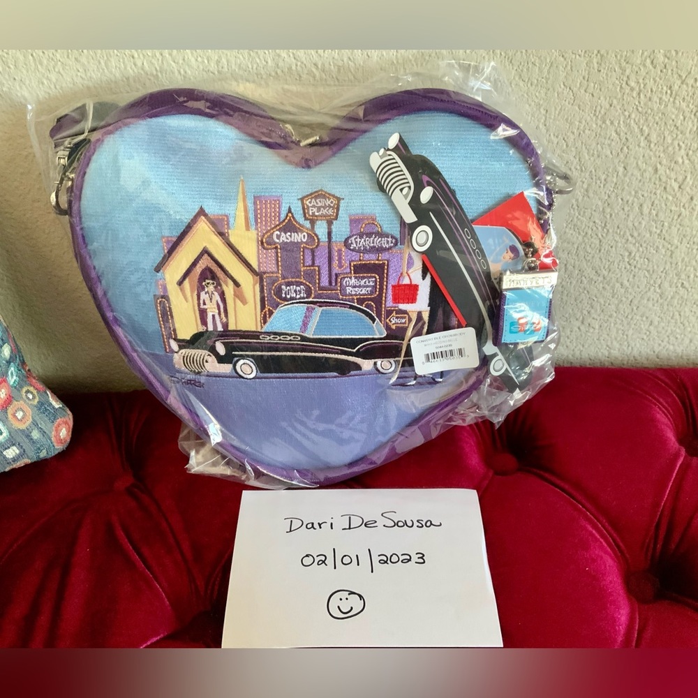 "Sweetheart" Convertible Crossbody Bag | Shag X Harveys "Viva Las Vegas"